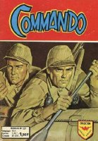 Scan d'une couverture Commando dessine par Michel Gourdon
